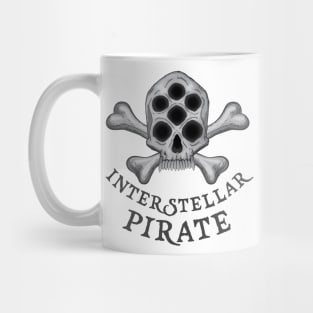 Interstellar space pirate skull crossbones Mug